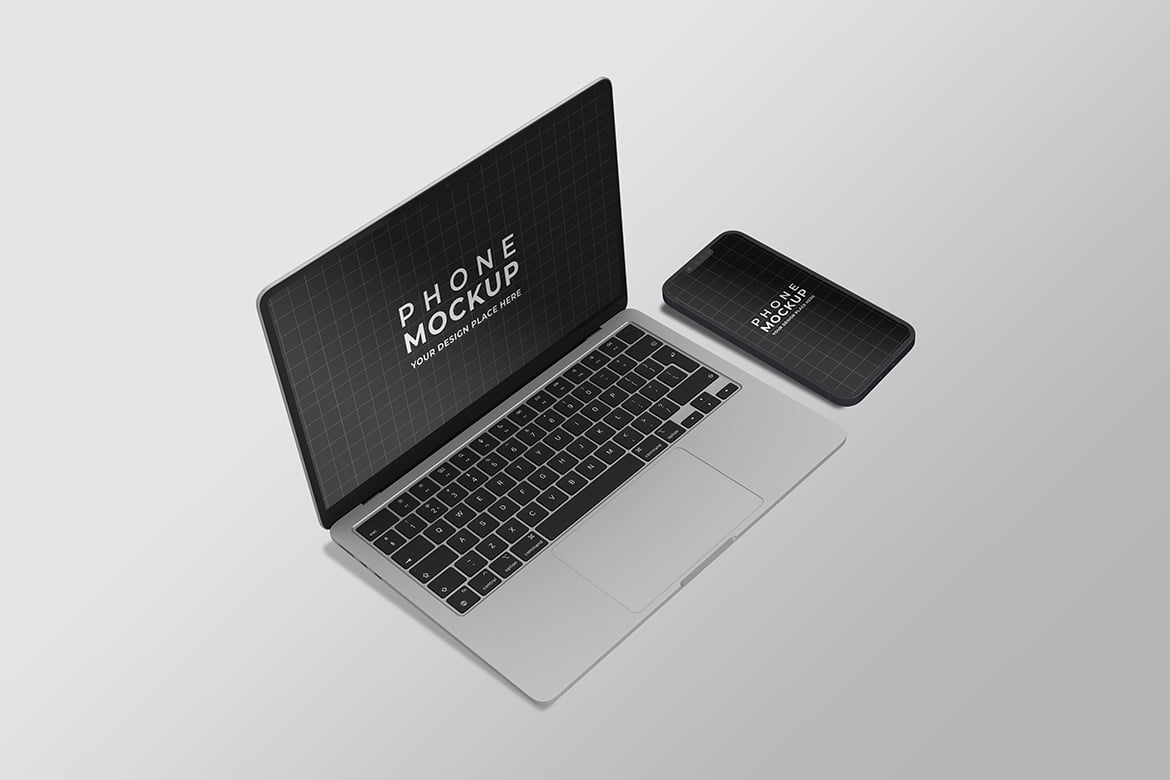 图片[3]-Macbook Laptop & Phone Mockup（841216）-技能树